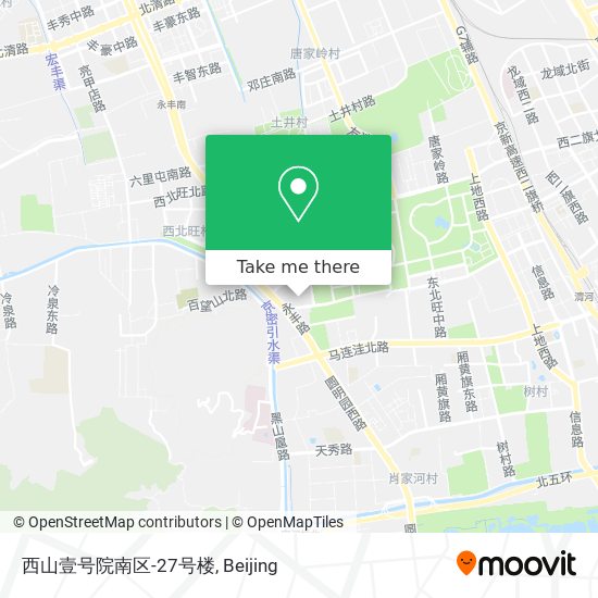 西山壹号院南区-27号楼 map