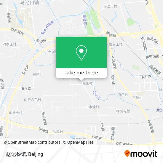 赵记餐馆 map