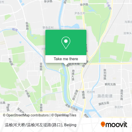 温榆河大桥/温榆河左堤路(路口) map