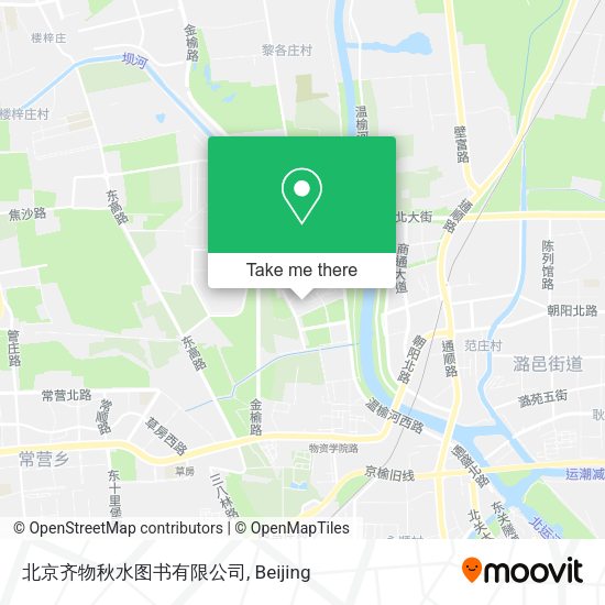 北京齐物秋水图书有限公司 map