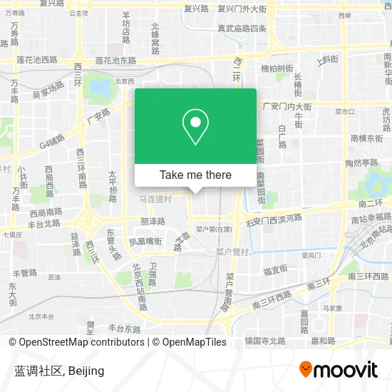 蓝调社区 map