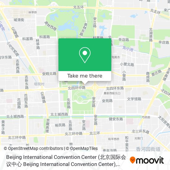 Beijing International Convention Center map