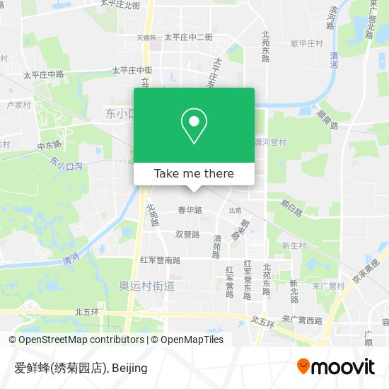 爱鲜蜂(绣菊园店) map