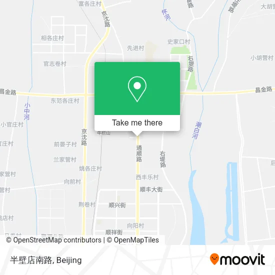 半壁店南路 map