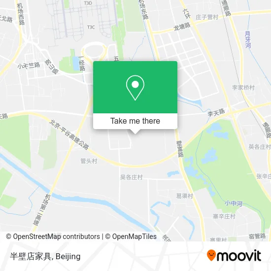 半壁店家具 map
