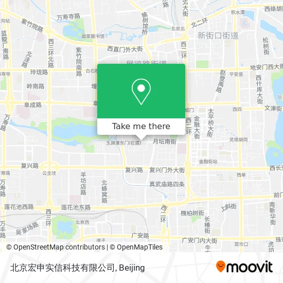 北京宏申实信科技有限公司 map
