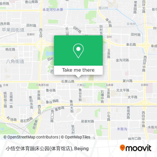 小悟空体育蹦床公园(体育馆店) map