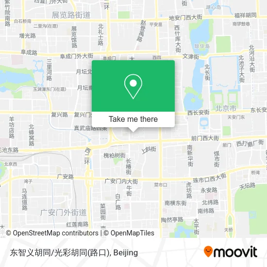 东智义胡同/光彩胡同(路口) map