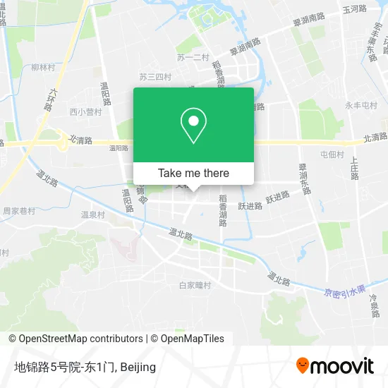 地锦路5号院-东1门 map