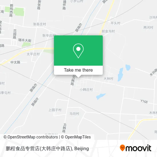鹏程食品专营店(大韩庄中路店) map