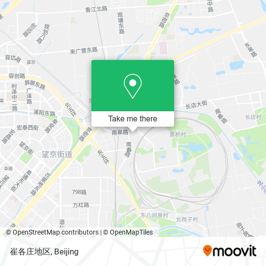 崔各庄地区 map