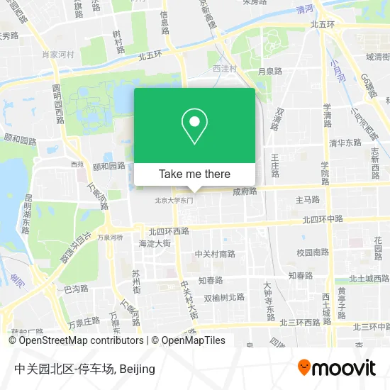 中关园北区-停车场 map