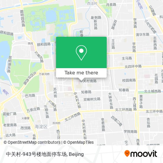 中关村-943号楼地面停车场 map