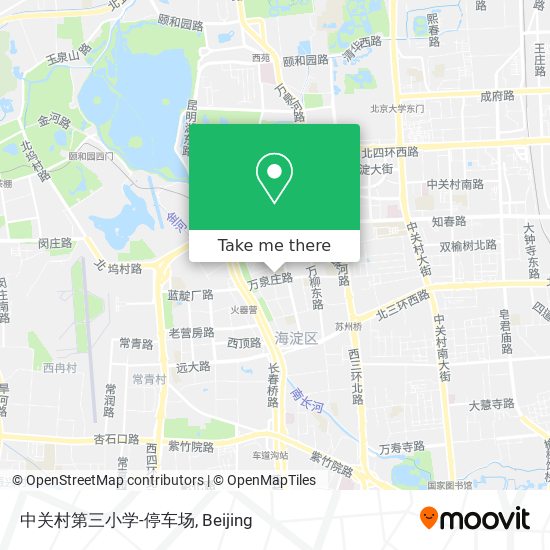 中关村第三小学-停车场 map