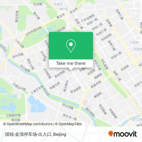 国锐·金嵿停车场-出入口 map