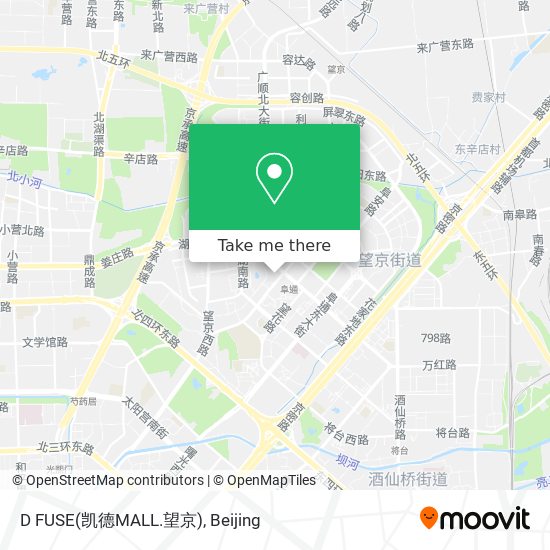 D FUSE(凯德MALL.望京) map
