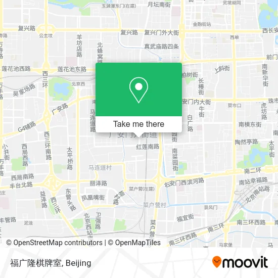 福广隆棋牌室 map
