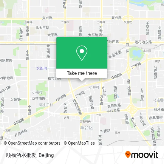顺福酒水批发 map