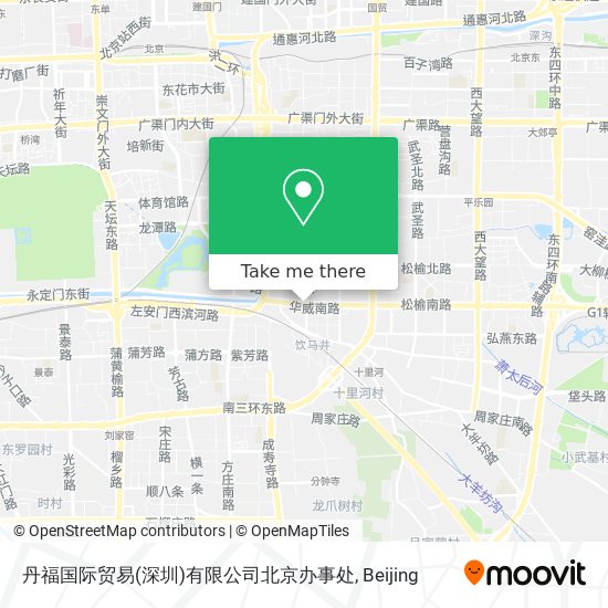 丹福国际贸易(深圳)有限公司北京办事处 map