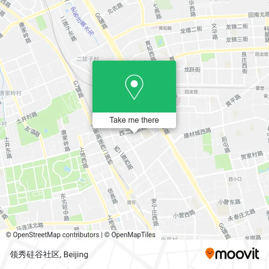 领秀硅谷社区 map