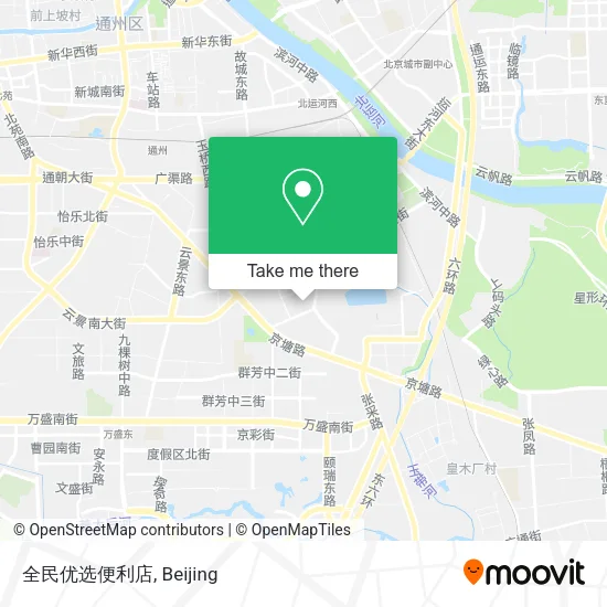 全民优选便利店 map