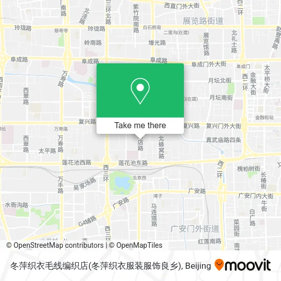 冬萍织衣毛线编织店(冬萍织衣服装服饰良乡) map