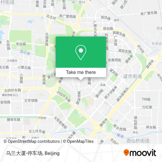 乌兰大厦-停车场 map