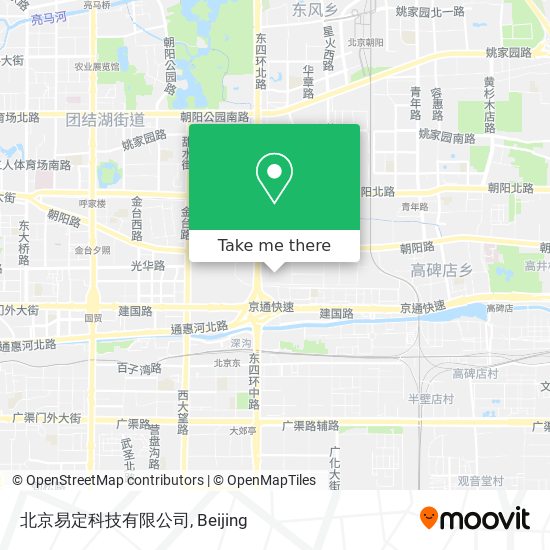 北京易定科技有限公司 map