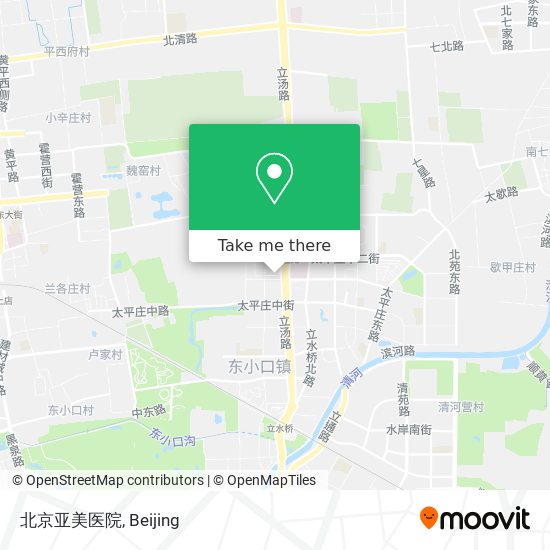 北京亚美医院 map