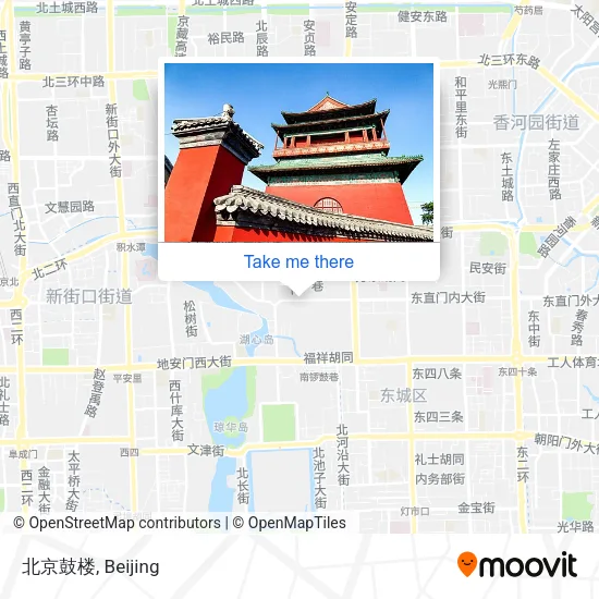 北京鼓楼 map