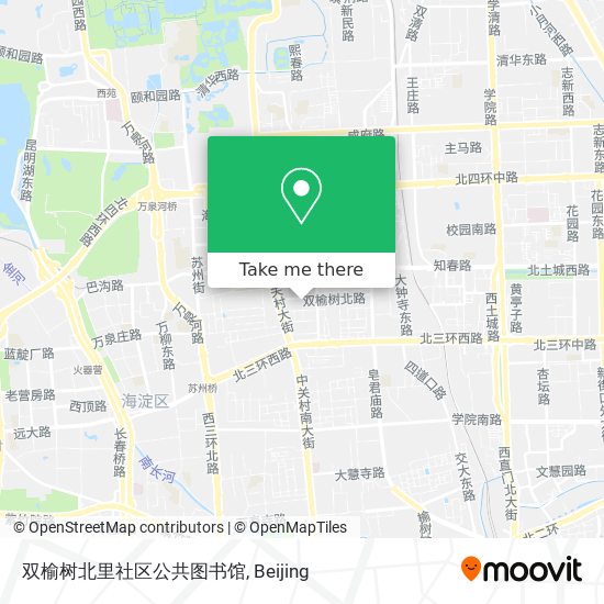 双榆树北里社区公共图书馆 map