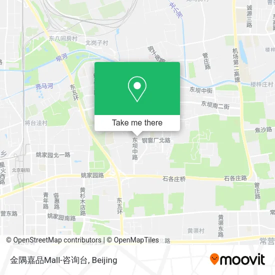 金隅嘉品Mall-咨询台 map