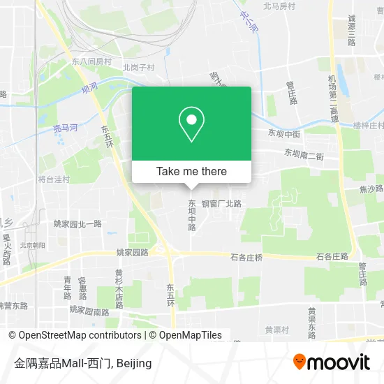 金隅嘉品Mall-西门 map
