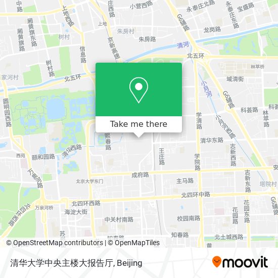 清华大学中央主楼大报告厅 map