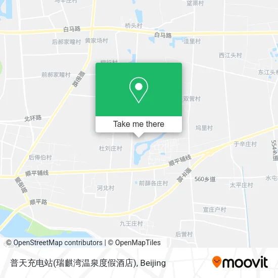 普天充电站(瑞麒湾温泉度假酒店) map