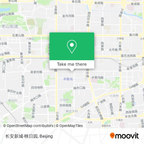 长安新城-映日园 map
