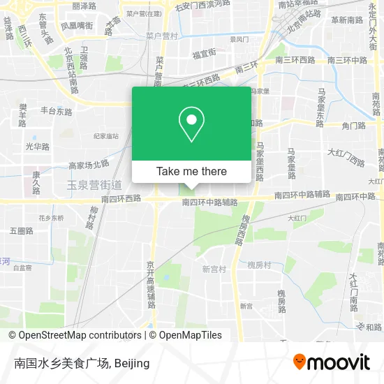 南国水乡美食广场 map