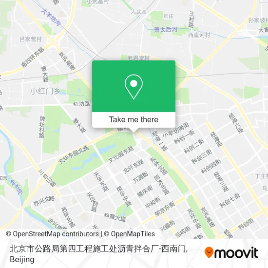 北京市公路局第四工程施工处沥青拌合厂-西南门 map