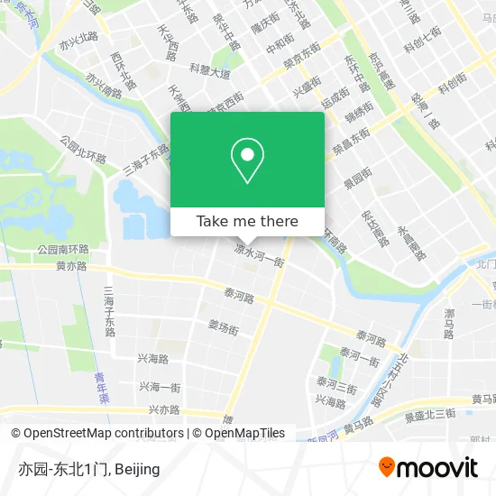 亦园-东北1门 map