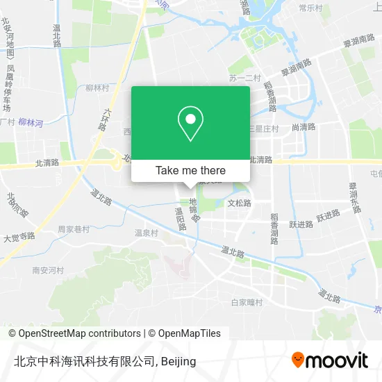 北京中科海讯科技有限公司 map