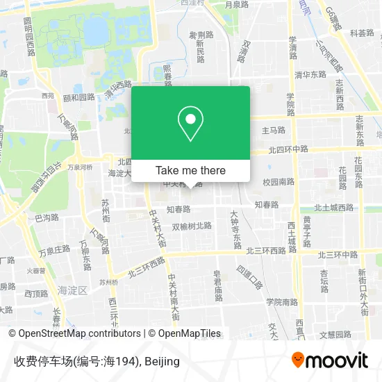 收费停车场(编号:海194) map