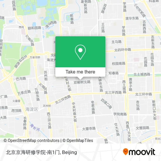 北京京海研修学院-南1门 map