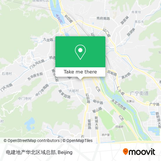 电建地产华北区域总部 map