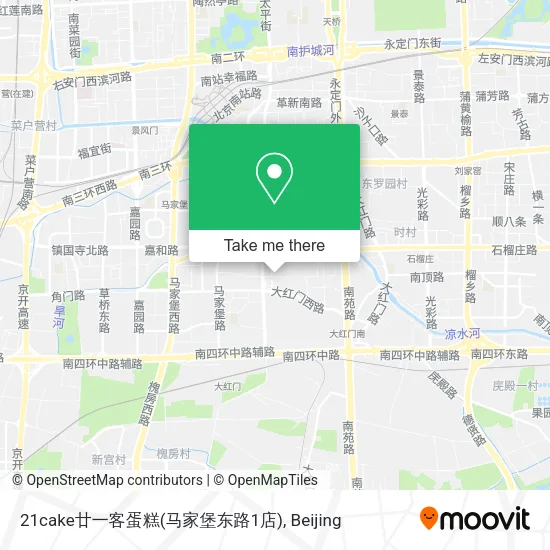 21cake廿一客蛋糕(马家堡东路1店) map