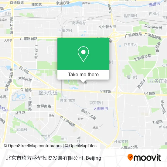 北京市玖方盛华投资发展有限公司 map