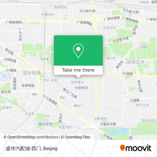 盛华汽配城-西门 map