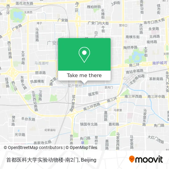 首都医科大学实验动物楼-南2门 map