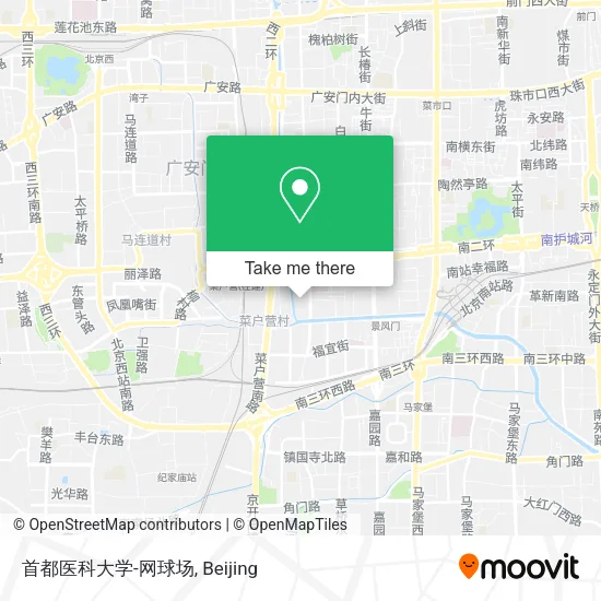 首都医科大学-网球场 map