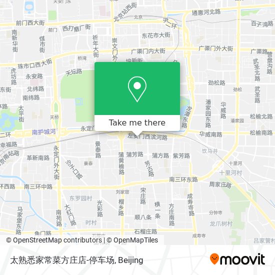 太熟悉家常菜方庄店-停车场 map
