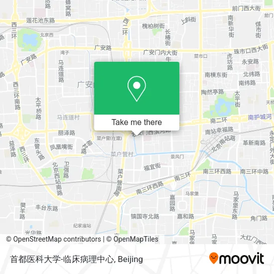 首都医科大学-临床病理中心 map